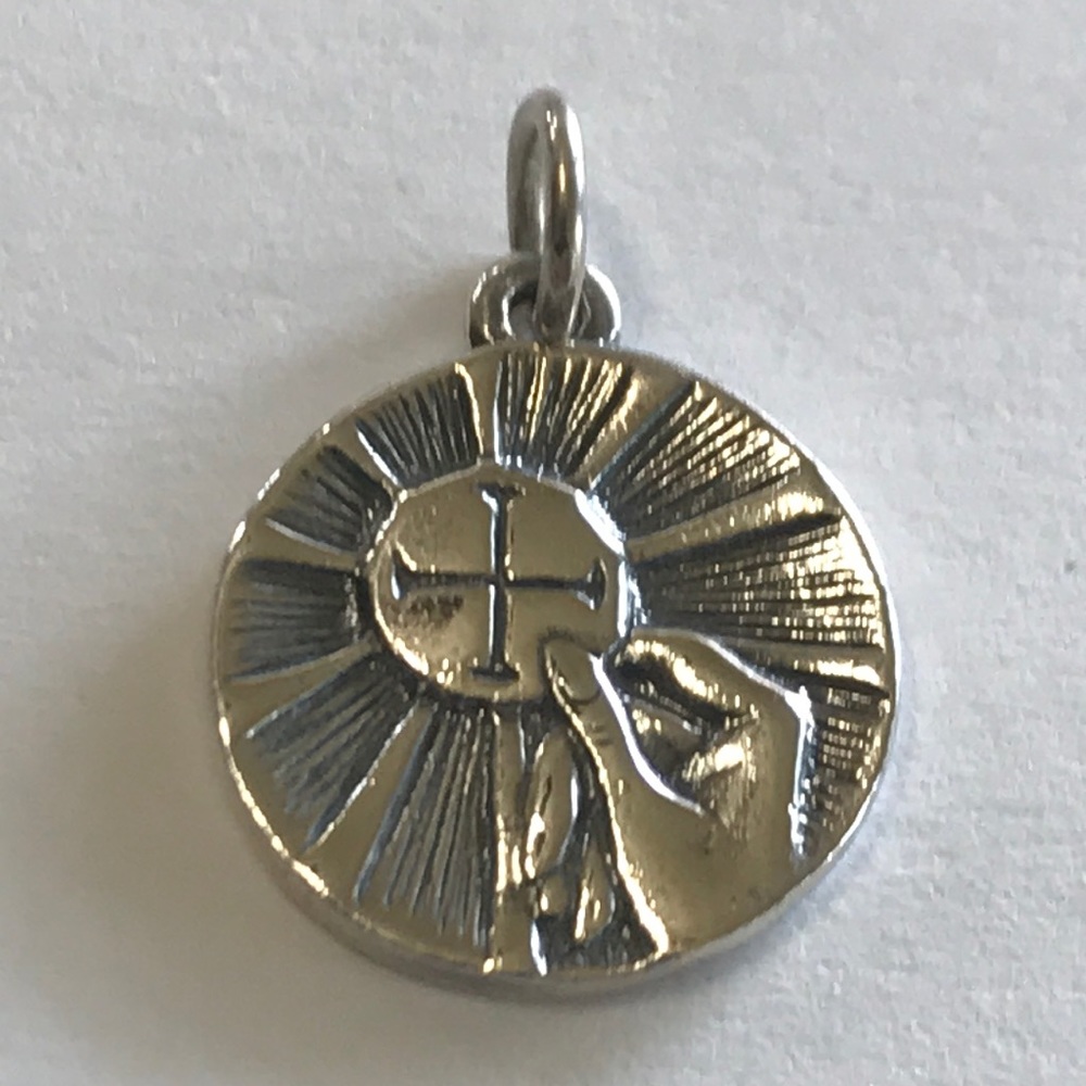 James avery first communion charm sterling